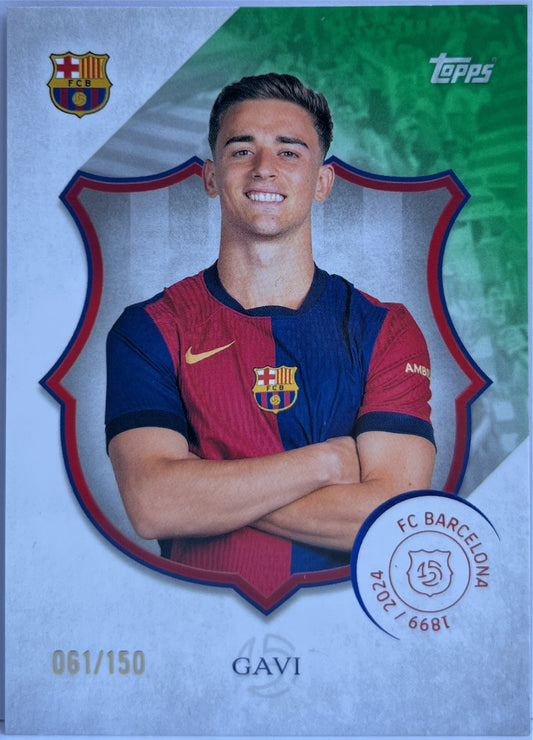 Gavi 61/150 Green Topps Barcelona 125 2024/25