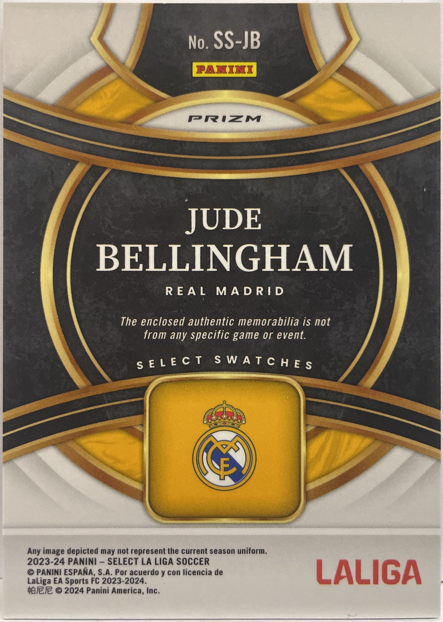 Jude Bellingham Select Swatches Patch Select La Liga 2023/24