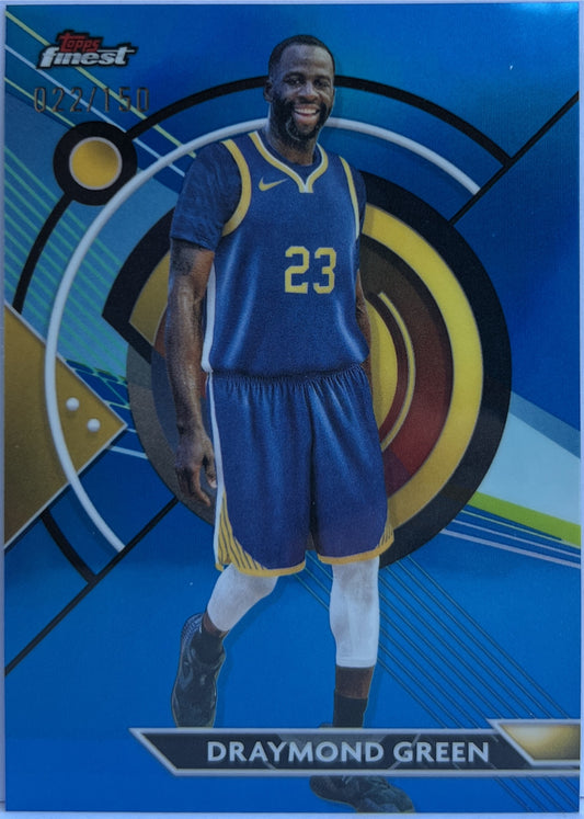 Draymond Green 22/150 Blue Topps Finest NBA Basketball 2023/24