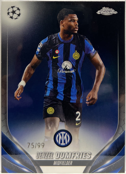 Denzel Dumfries 75/99 Topps UCC 2023/24