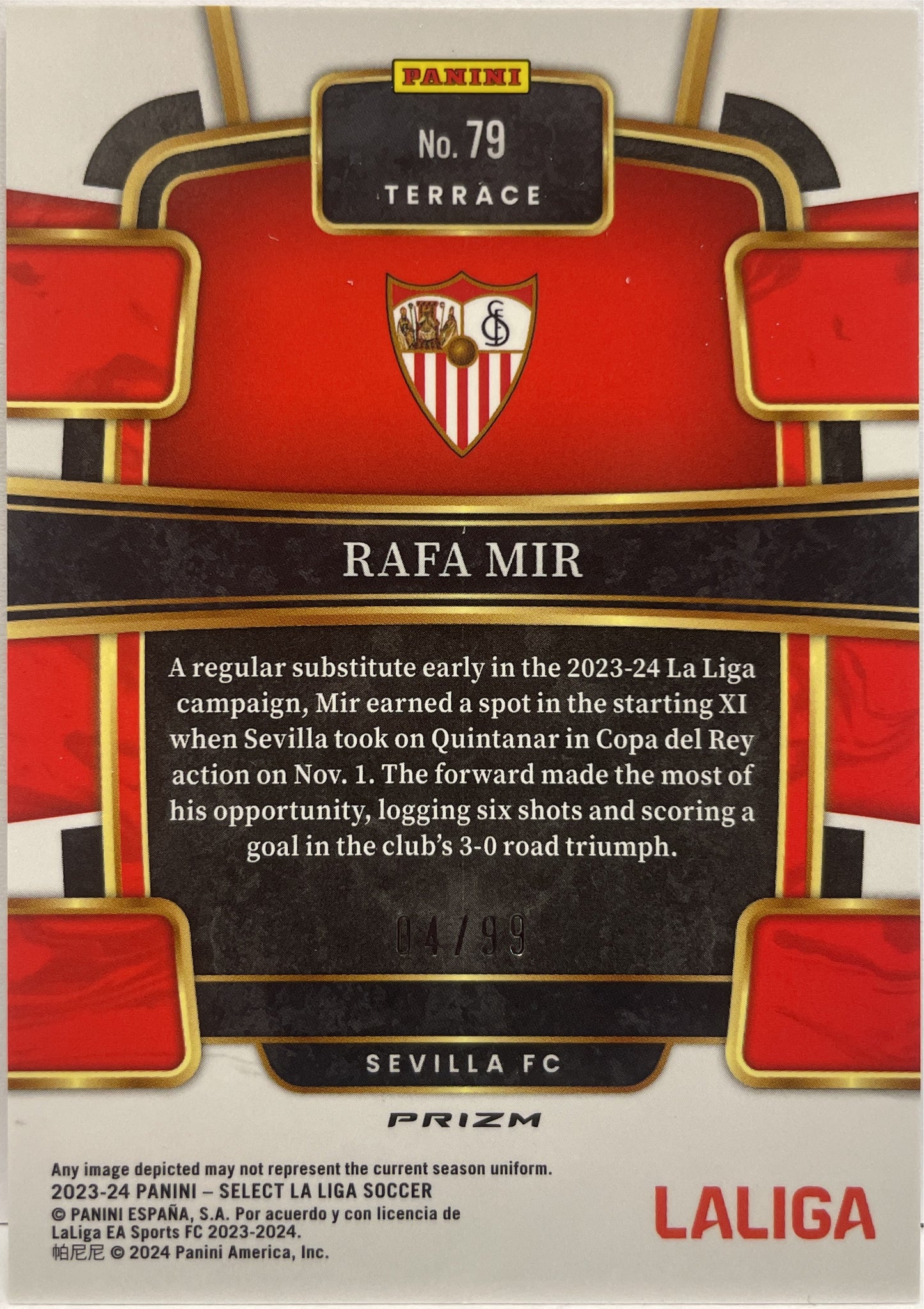 Rafa Mir 4/99 Terrace Winter Camo Select La Liga 2023/24