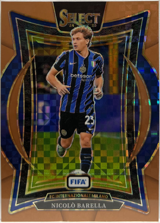 Nicolo Barella 58/75 Terrace Bronze Checker Select Fifa 2024/25