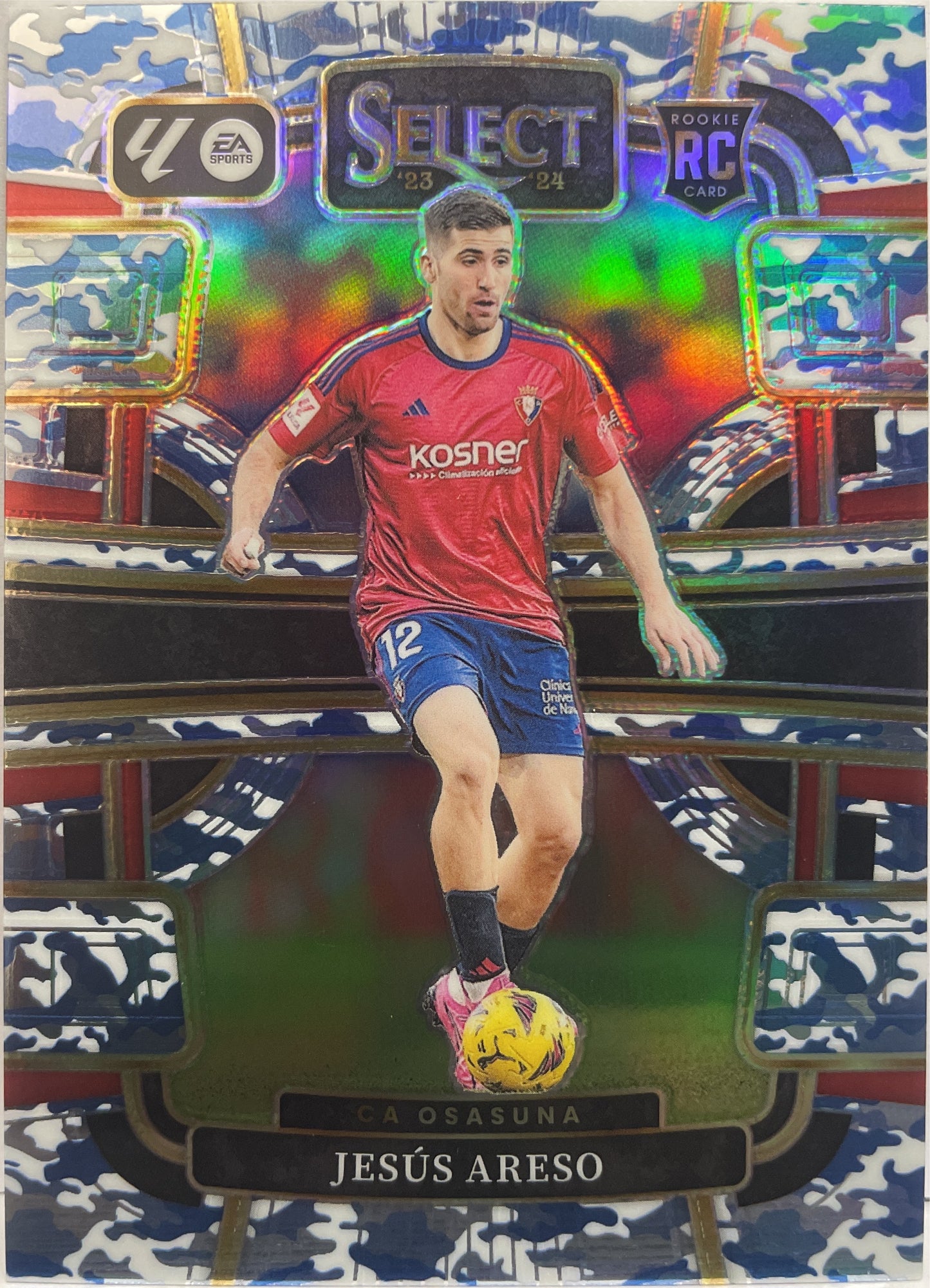 Jesus Areso 22/99 Rookie Terrace Winter Camo Select La Liga 2023/24