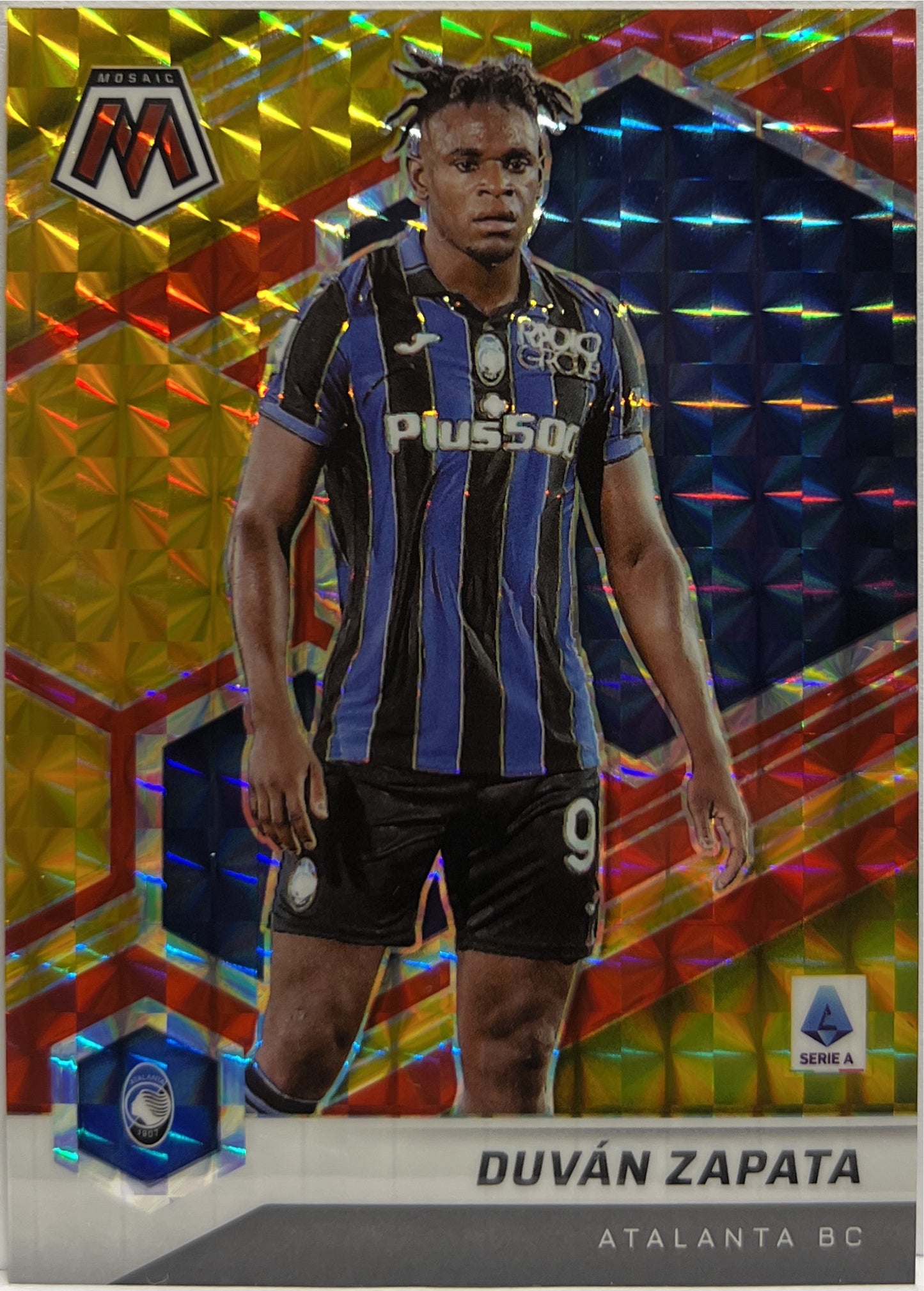 Duvan Zapata 5/10 Red & Gold  Mosaic Serie A 2021/22
