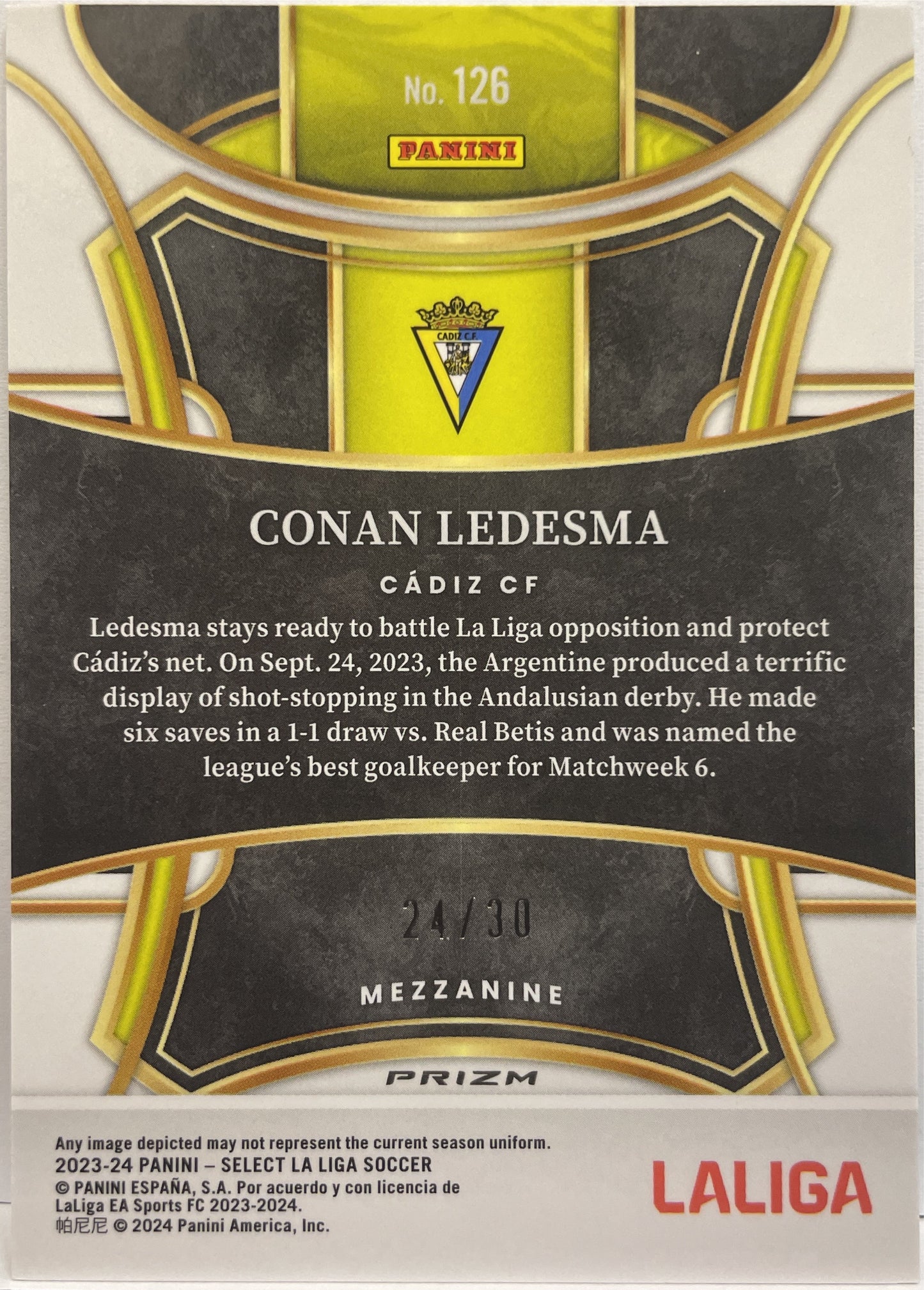 Conan Ledesma 24/30 Mezzanine Tie-Dye Select La Liga 2023/24