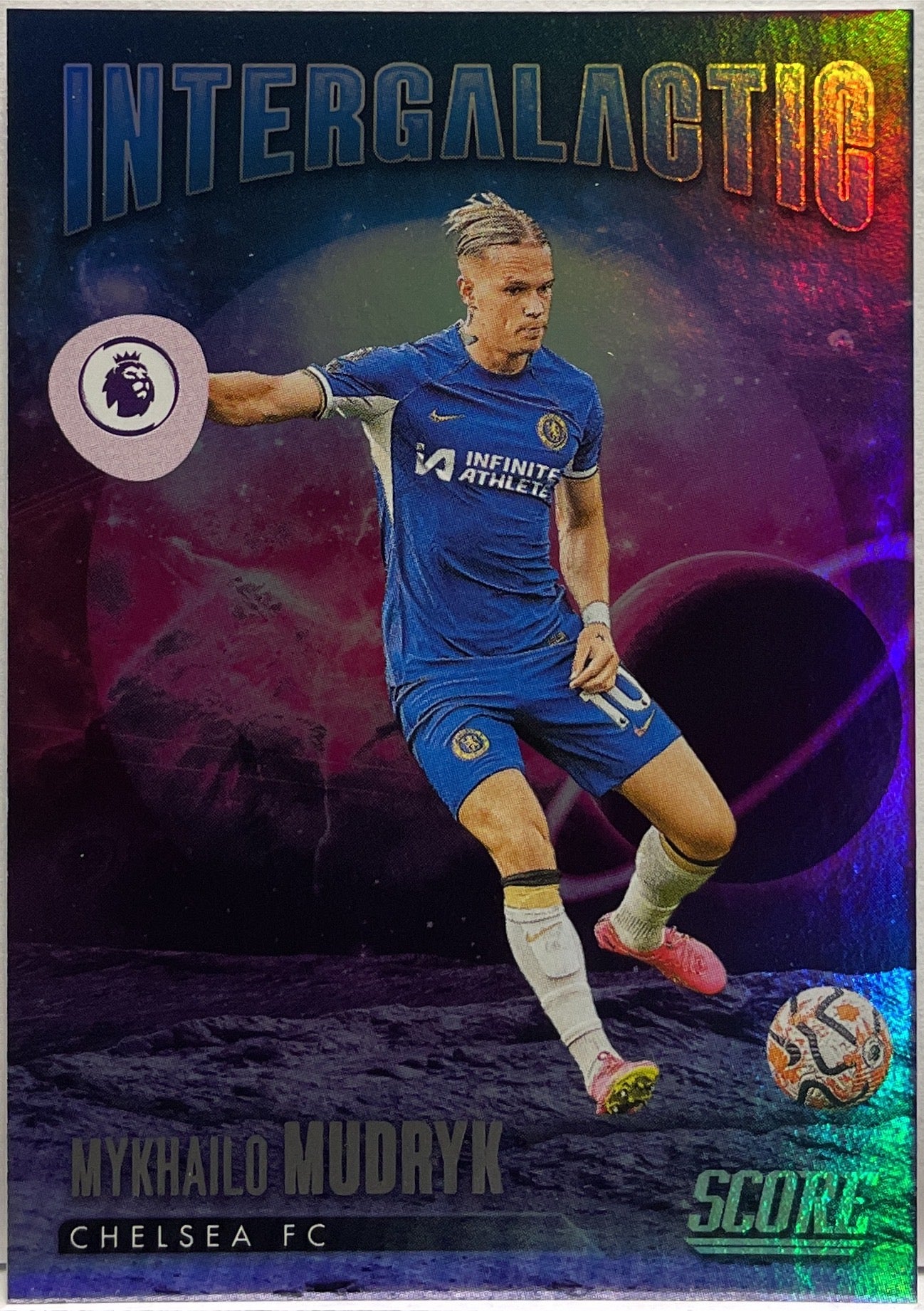 Mykhailo Mudryk Intergalactic Panini Score Premier League 2023/24