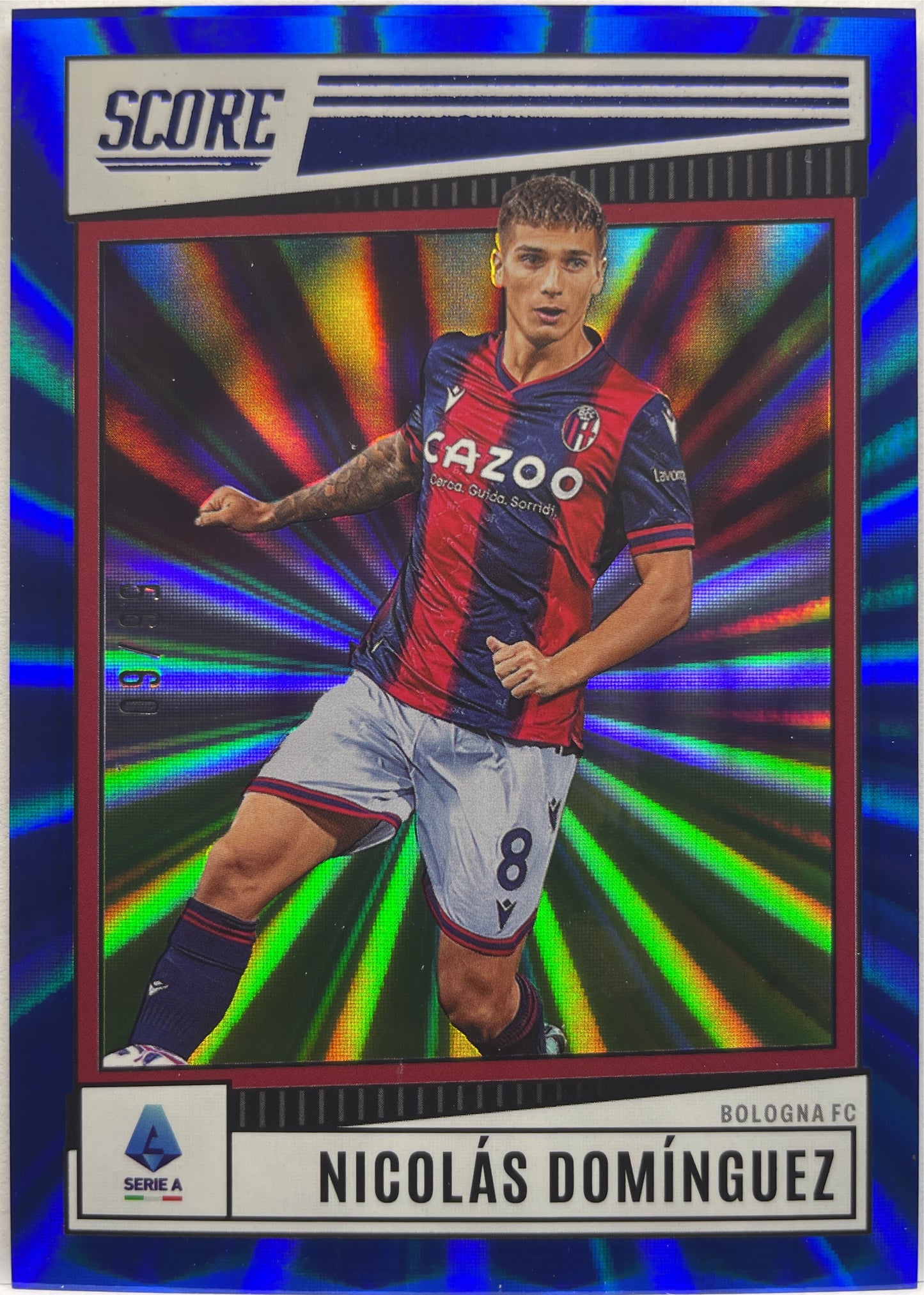 Nicolas Dominguez 56/60 Blue Laser Score Serie A 2022/23