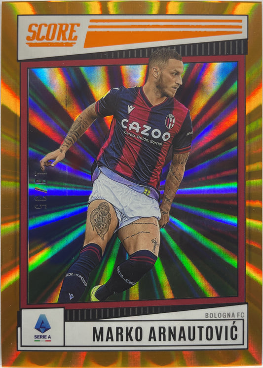 Marko Arnautovic 13/35 Orange Laser Score Serie A 2022/23