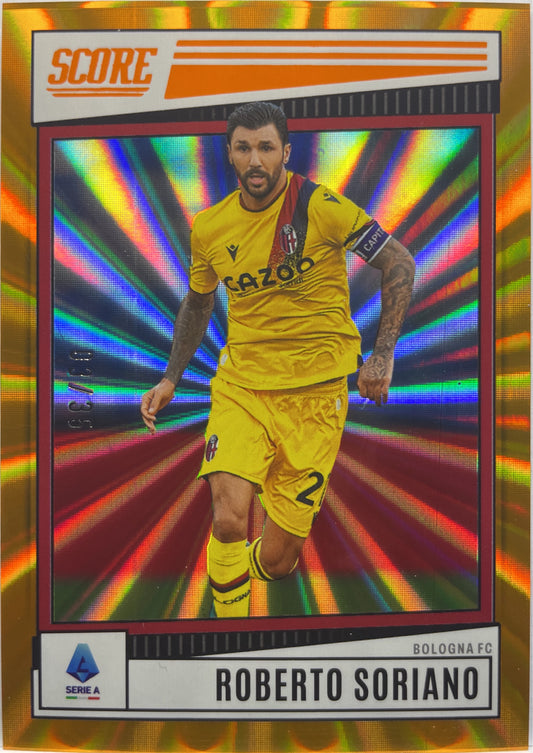 Roberto Soriano 3/35 Orange Laser Score Serie A 2022/23