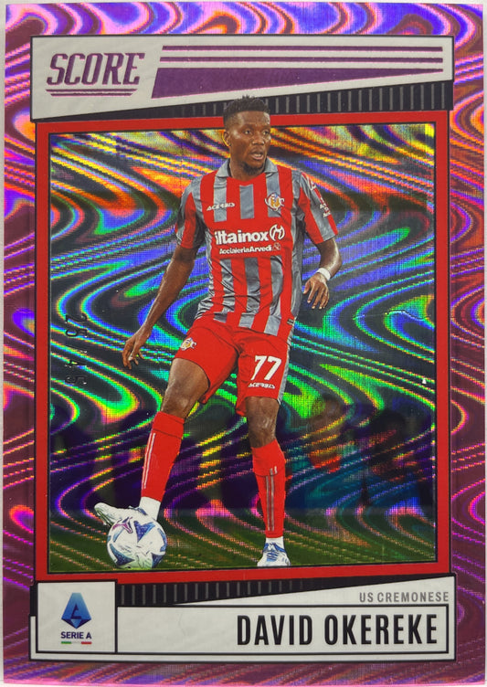 David Okereke 25/45 Pink Swirl Score Serie A 2022/23