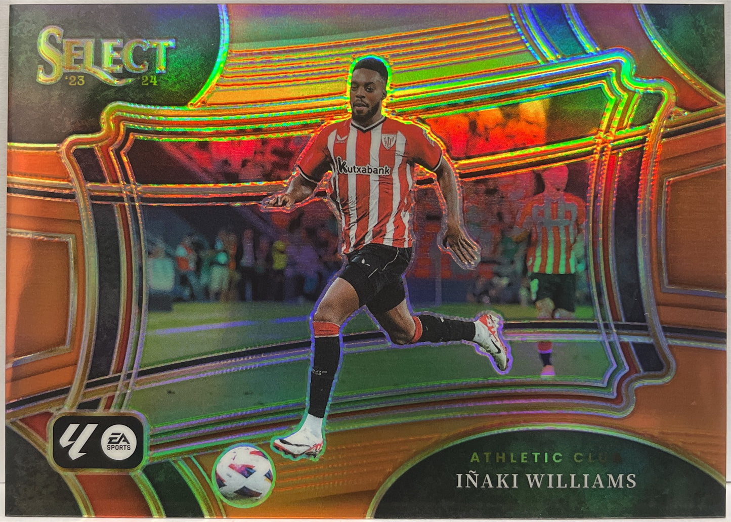 Inaki Williams 19/49 Field Level Orange Select La Liga 2023/24