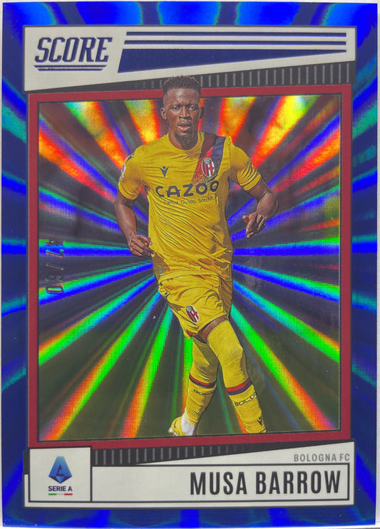 Musa Barrow 47/60 Blue Laser Score Serie A 2022/23