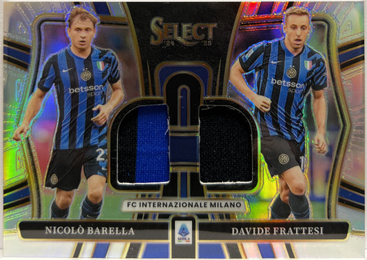 Nicolo Barella Davide Frattesi Patch Dual Swatches Select Serie A 2024/25