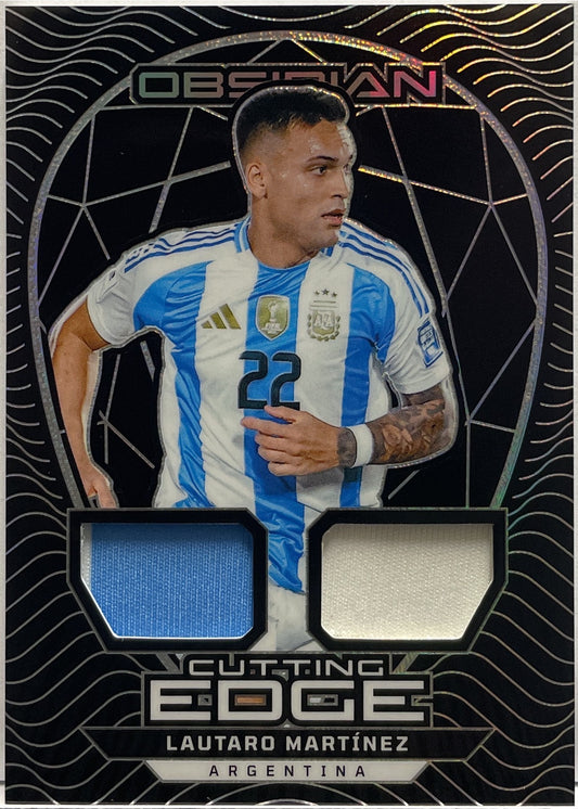 Lautaro Martinez 13/199 Patch Cutting Edge Panini Obsidian 2024/25