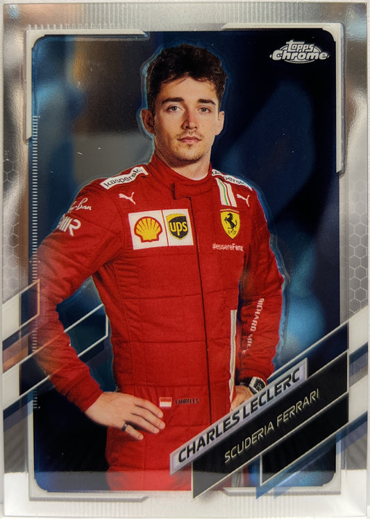 Charles Leclerc Topps Chrome F1 2021