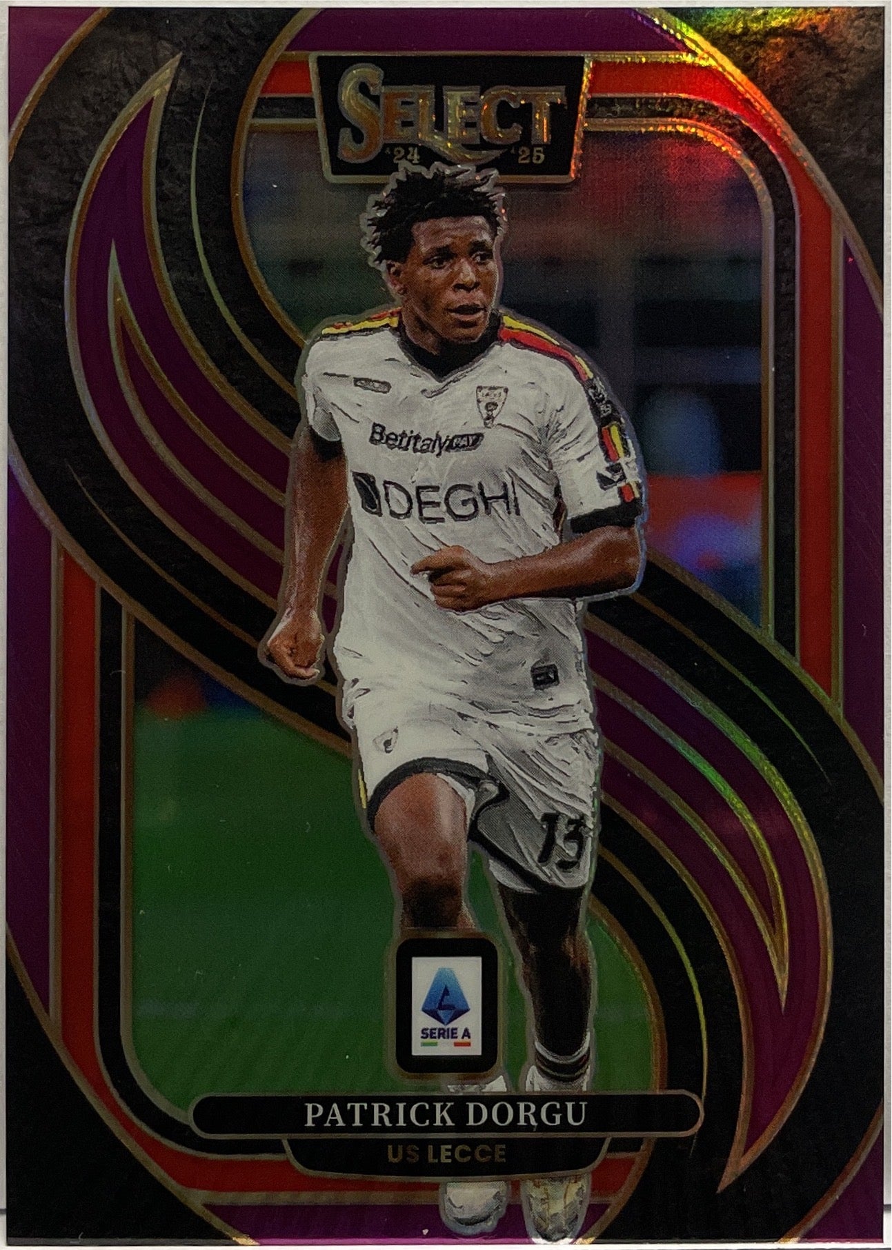 Patrick Dorgu 19/49 Mezzanine Purple Select Serie A 2024/25