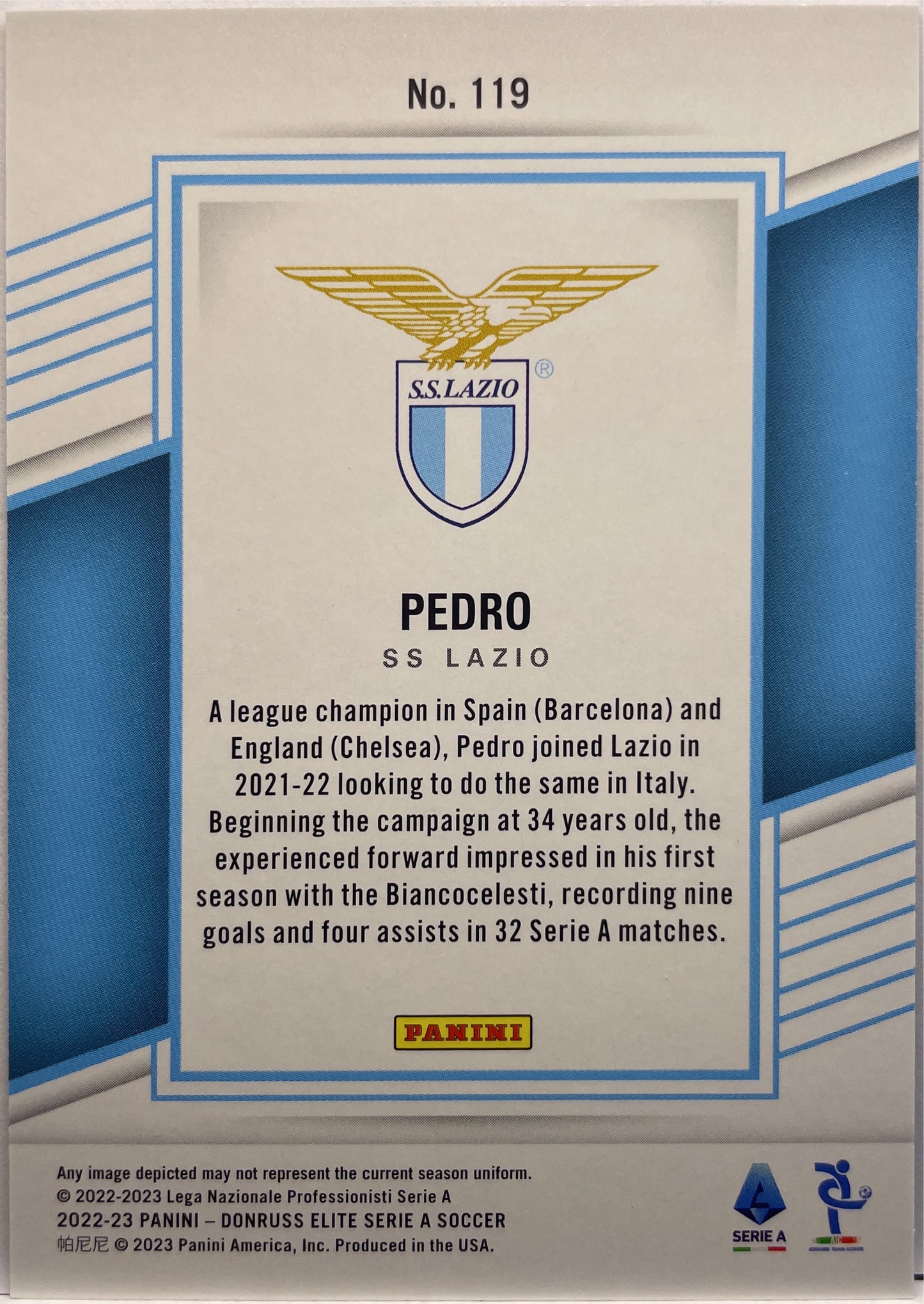 Pedro 7/15 Donruss Elite Serie A 2022/23