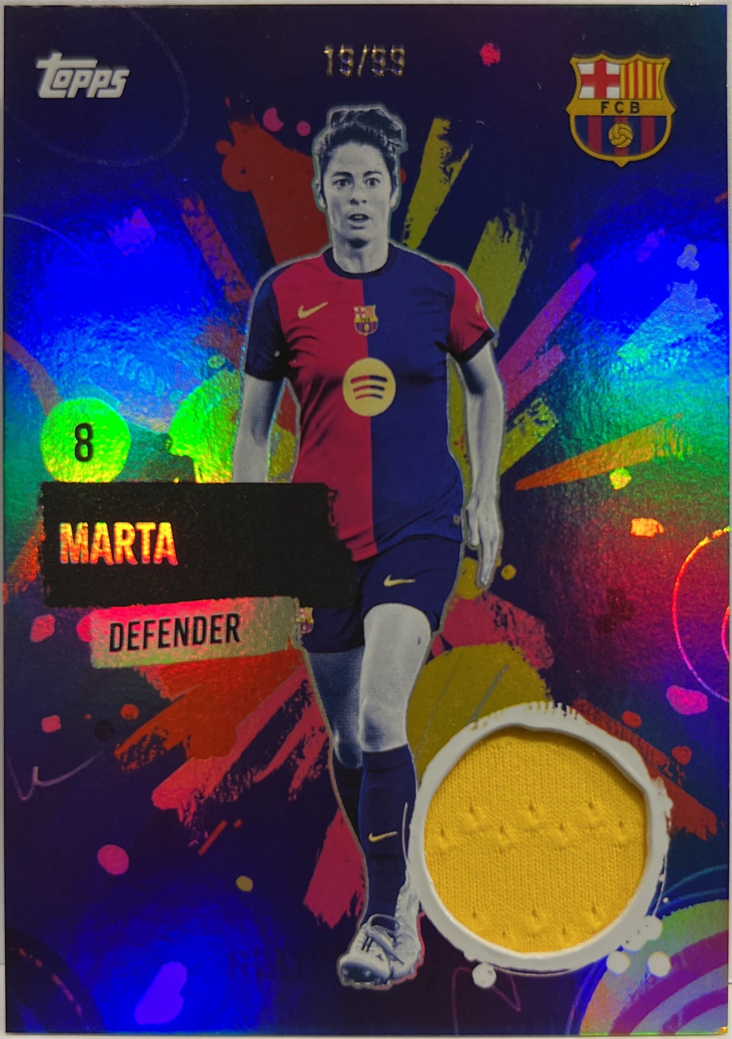 Marta 19/99 Patch Topps Team Set FC Barcelona 2024/25