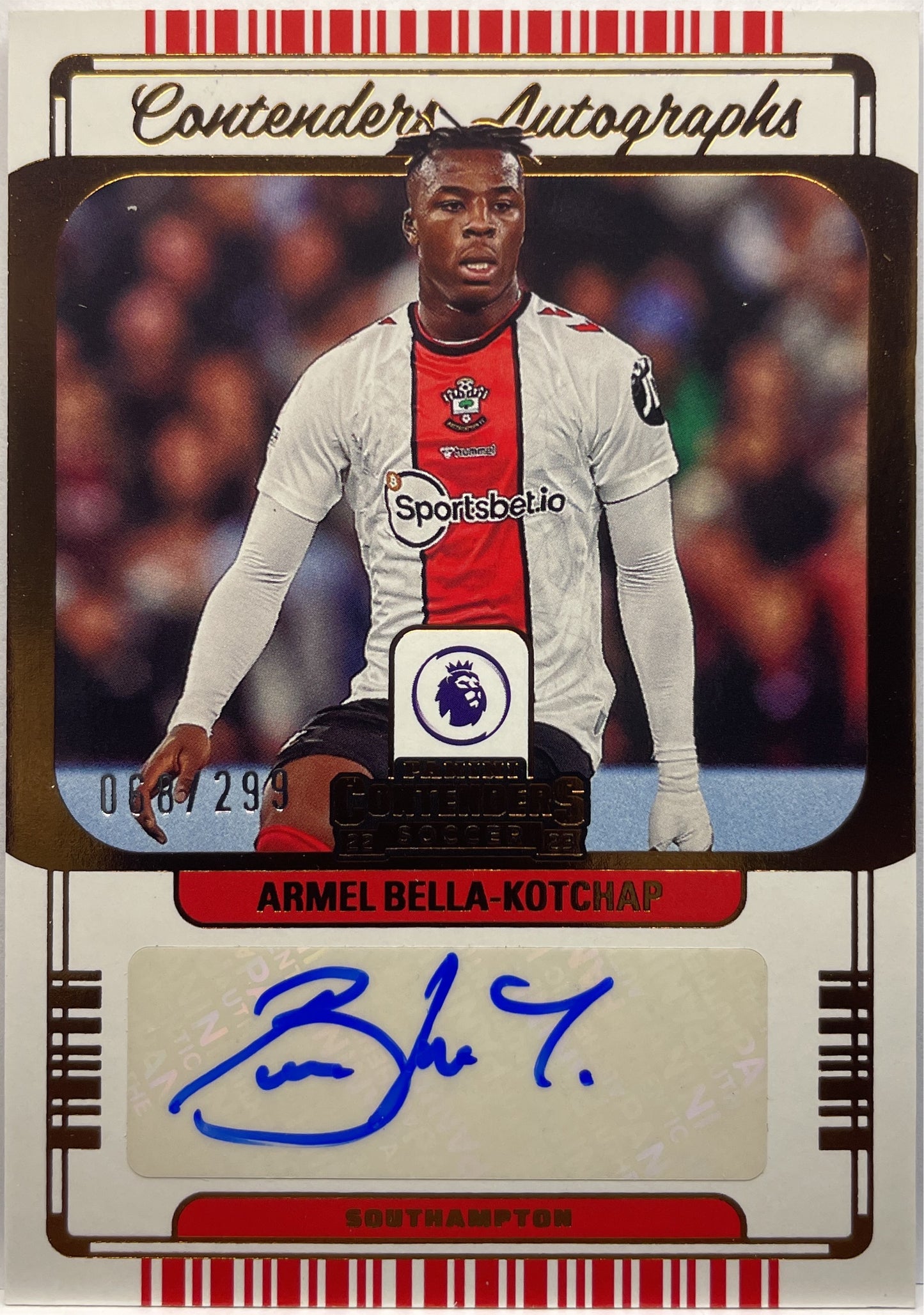 Armel Bella-Kotchap Autograph Contenders Chronicles Premier League 2022/23