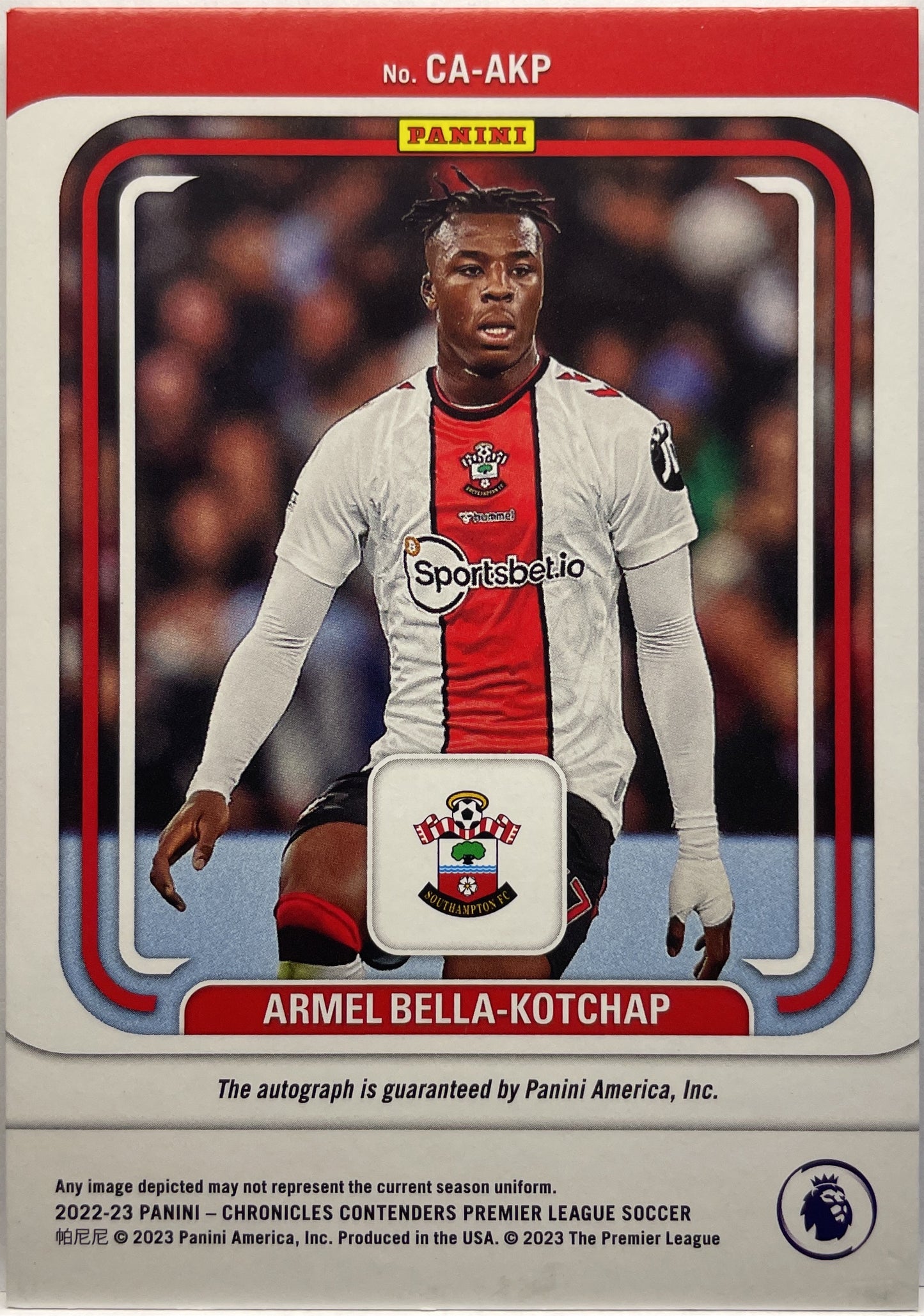 Armel Bella-Kotchap Autograph Contenders Chronicles Premier League 2022/23