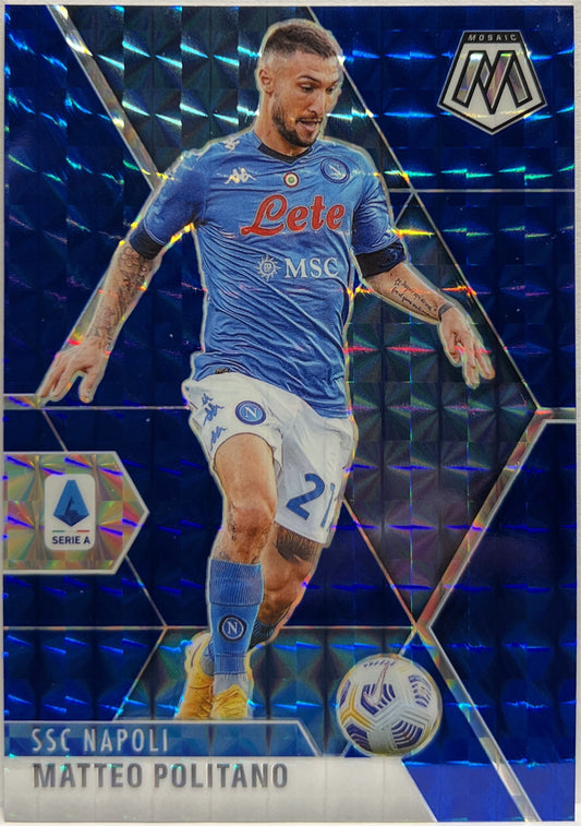 Matteo Politano 75/99 Blue Mosaic Serie A 2020/21