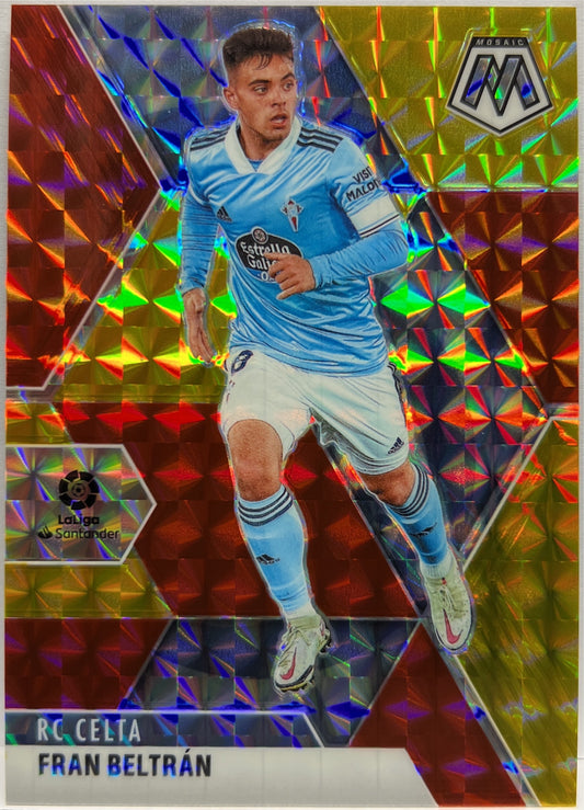 Fran Beltran 34/88 Red & Gold Mosaic La Liga 2020/21