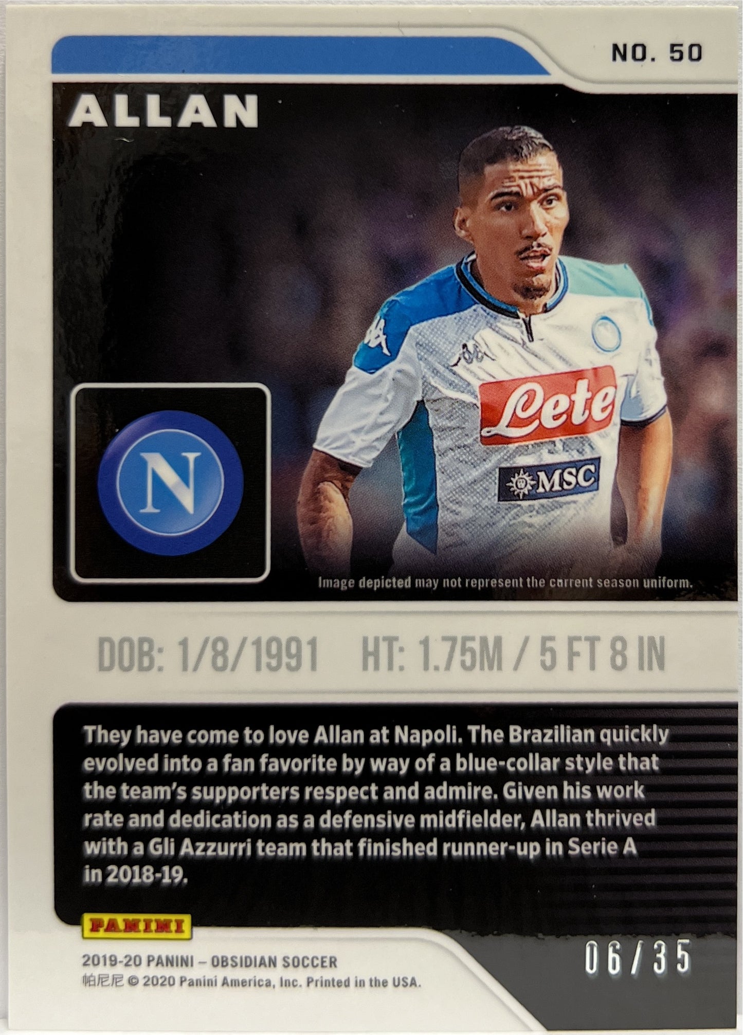 Allan 6/35 Orange Obsidian 2019/20