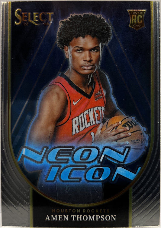 Amen Thompson Rookie Neon Icon Select Basketball NBA 2023/24