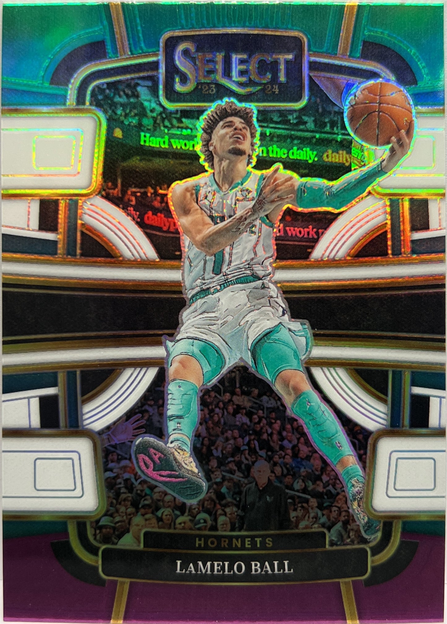 Lamelo Ball Green White Purple Prizm Select Basketball NBA 2023/24