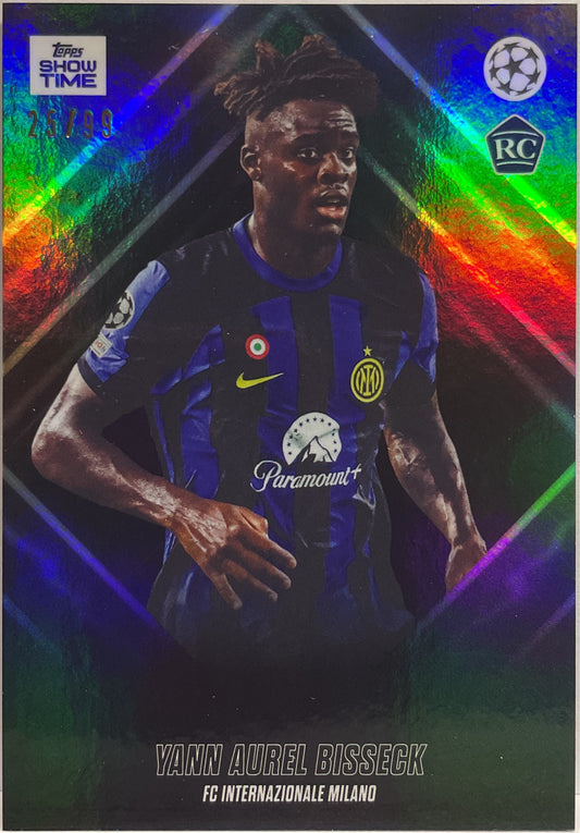 Yann Bisseck 25/99 Rookie Topps Showtime 2023/24