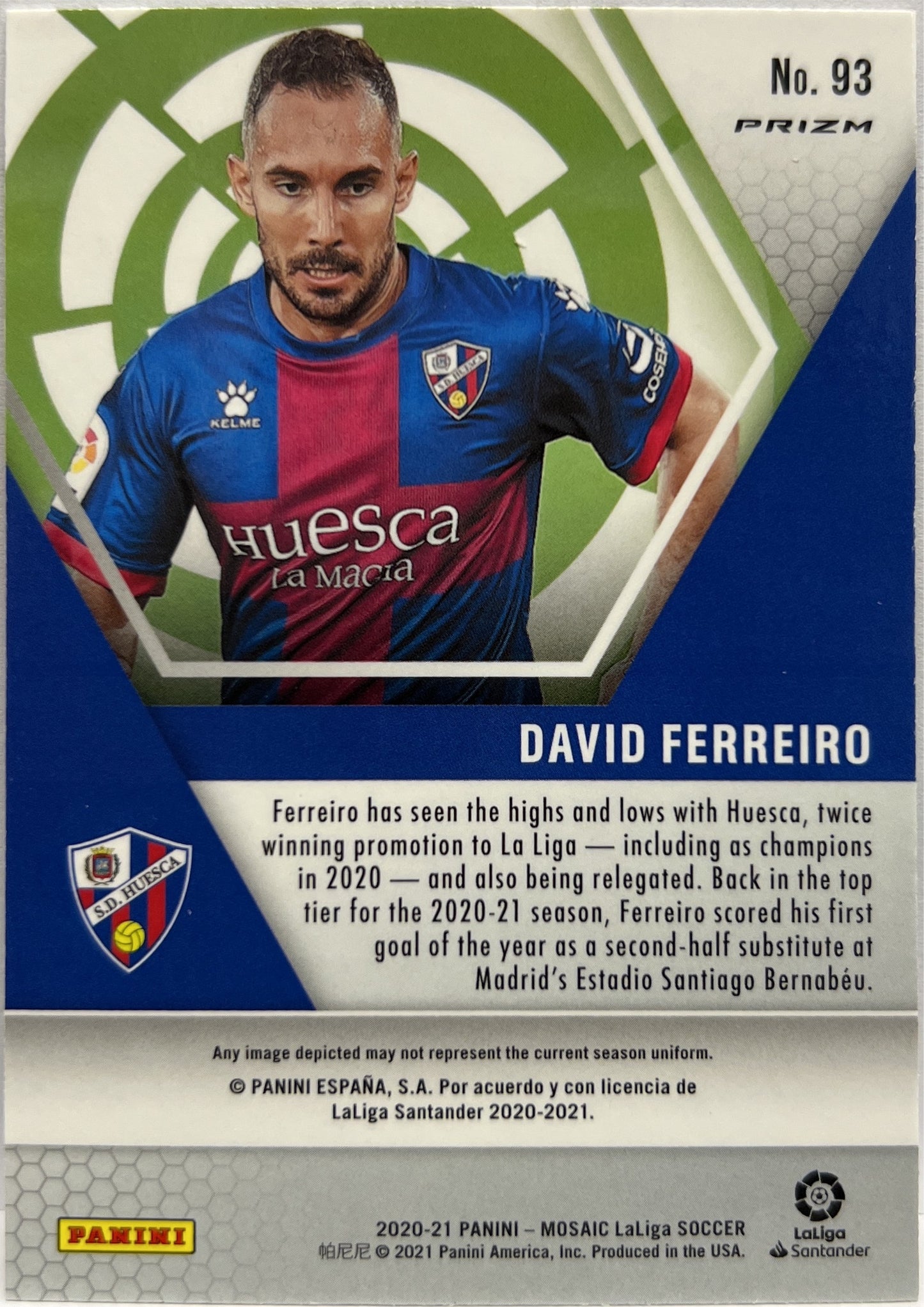 Mancolista-Red & Green Mosaic-Panini Mosaic La Liga 2020/21