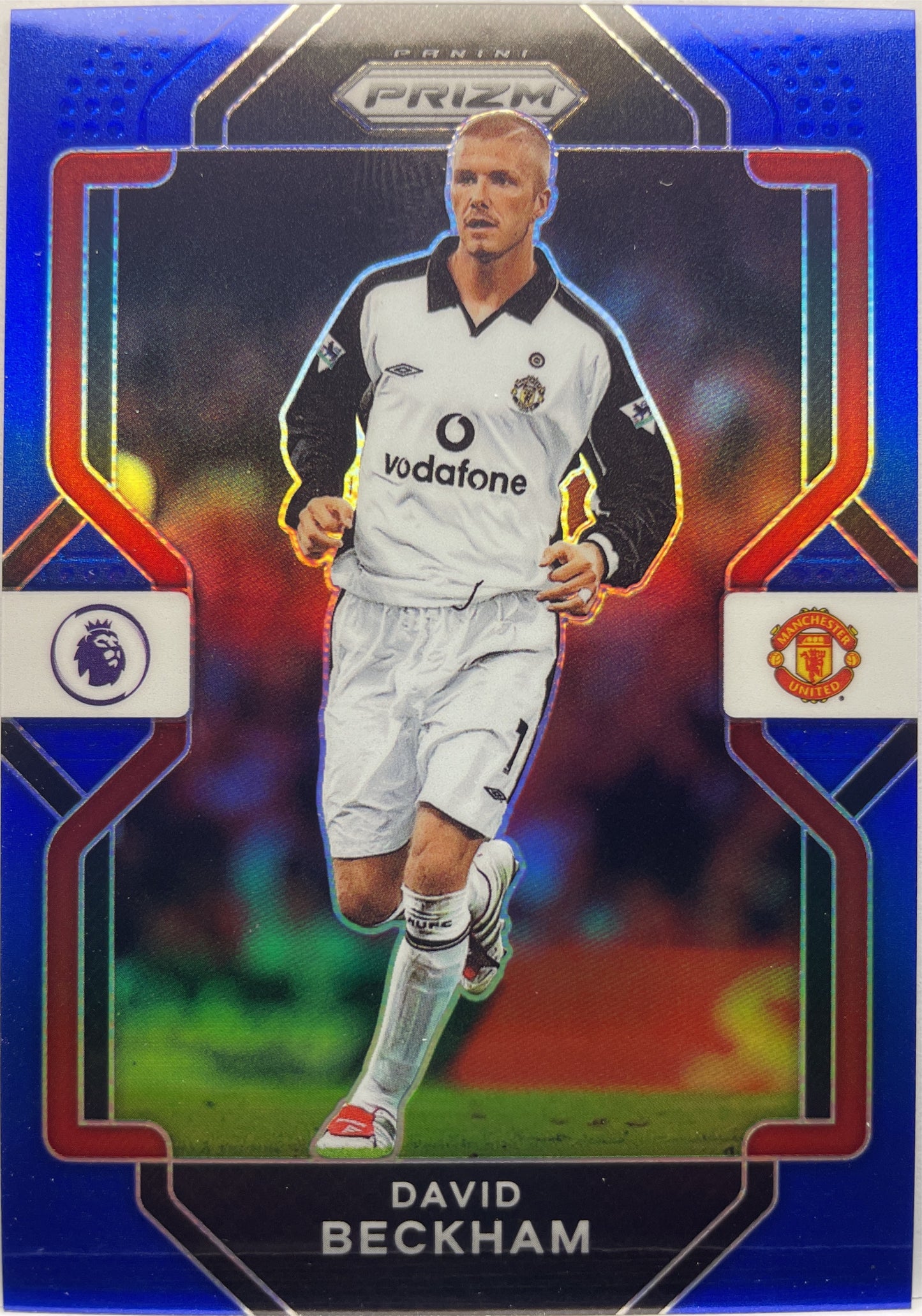 David Beckham 5/49 Blue Prizm Chronicles Premier League 2022/23