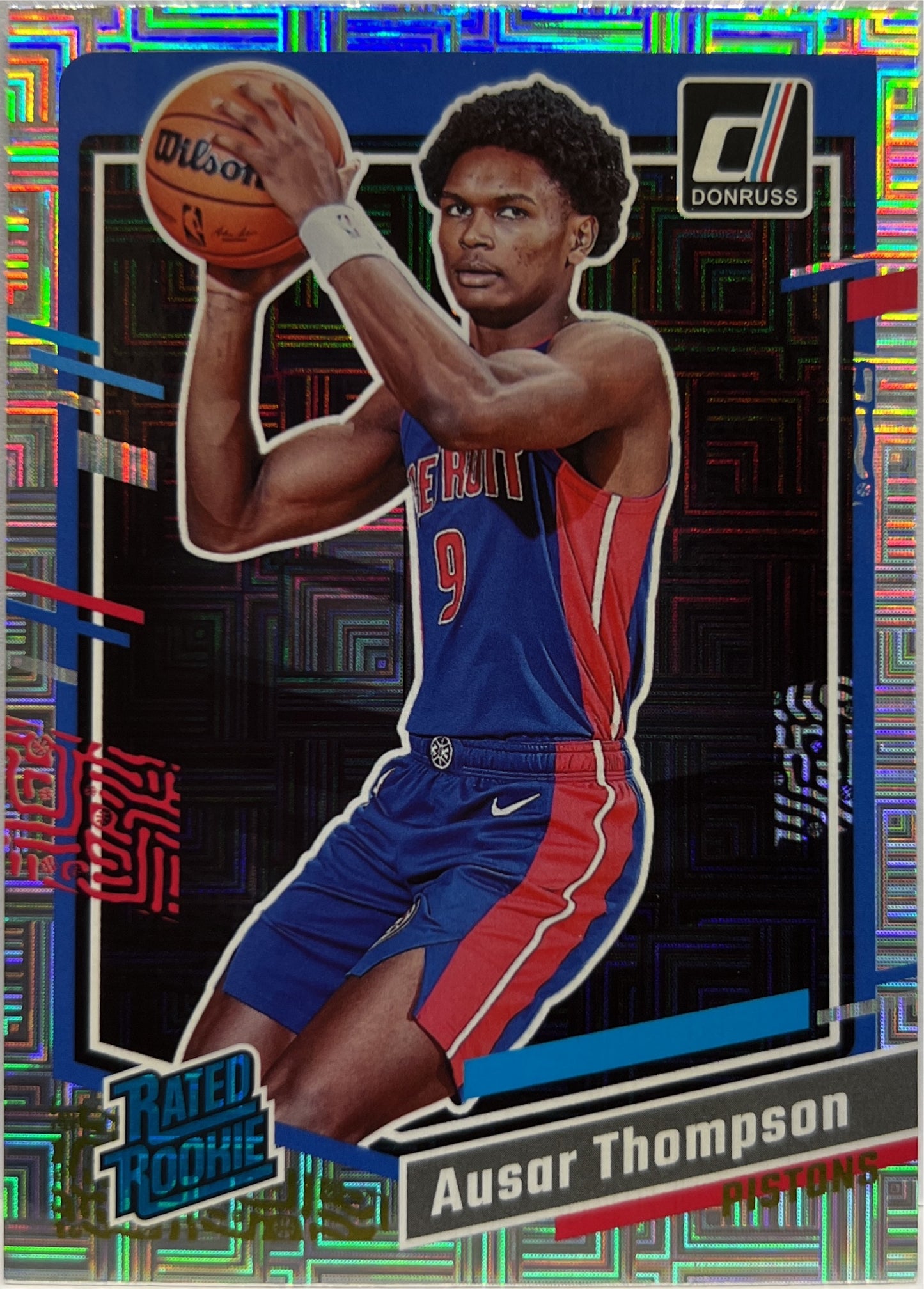 Ausar Thompson Rated Rookie Choice Silver Donruss Basketball NBA 2023/24
