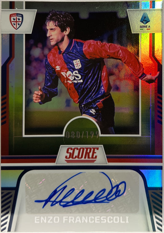 Enzo Francescoli 80/199 Autograph Score Serie A 2023/24