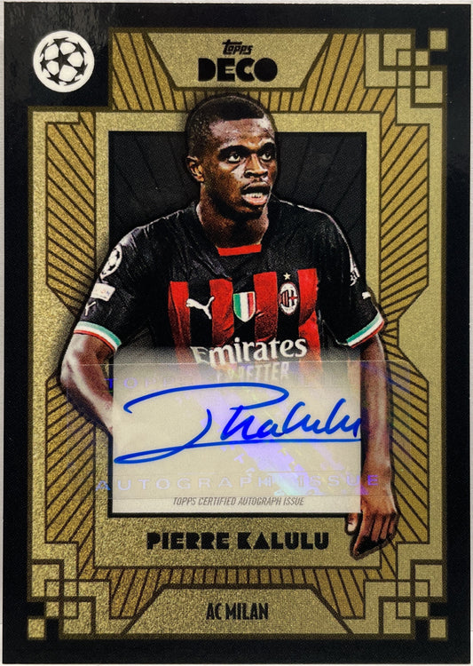 Pierre Kalulu Autograph Topps Deco 2021/22