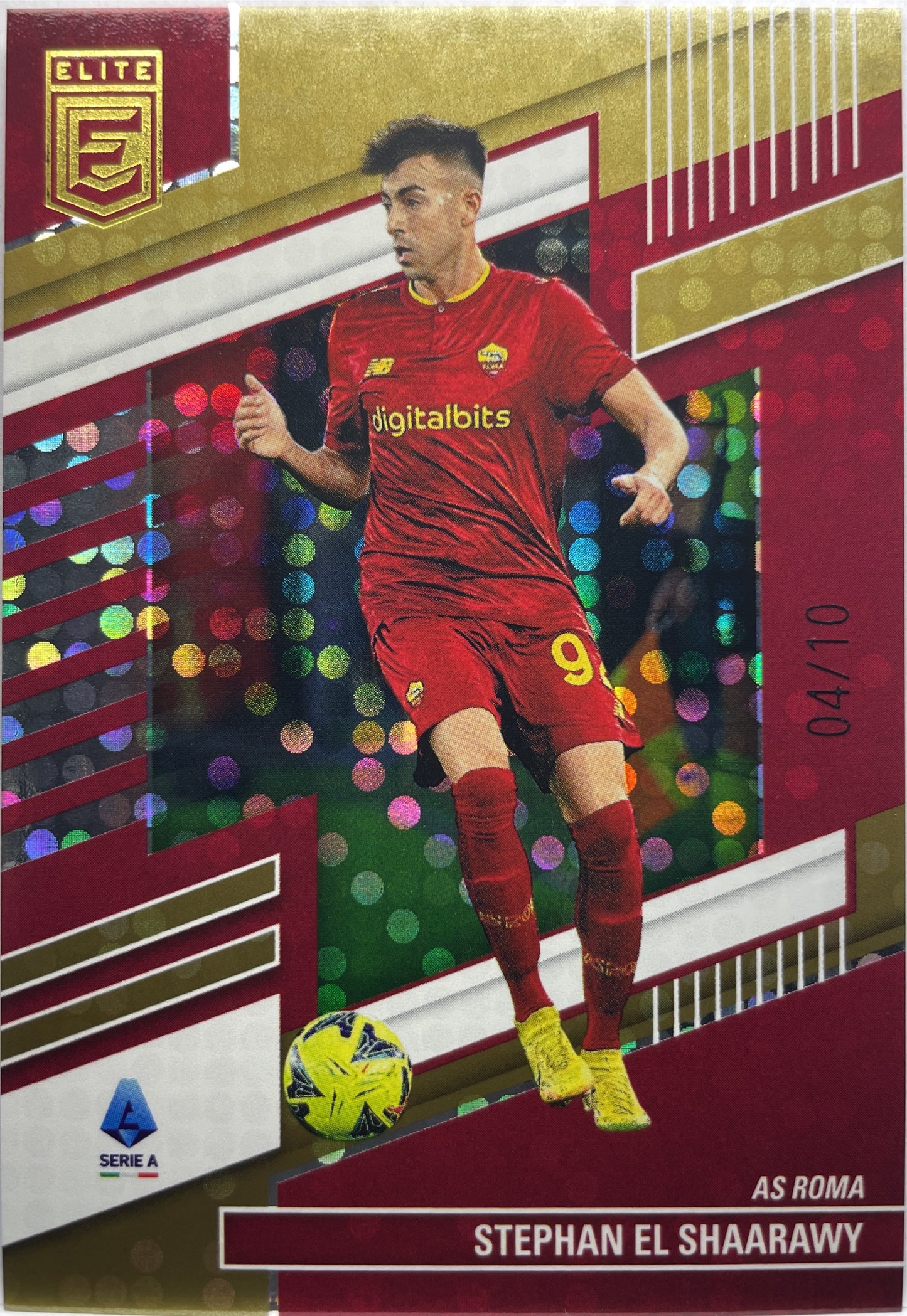 Stephan El Shaarawy 4/10 Gold Donruss Elite Serie A 2022/23