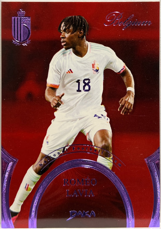 Romeo Lavia 7/10 Purple Daka Belgium 2022/23