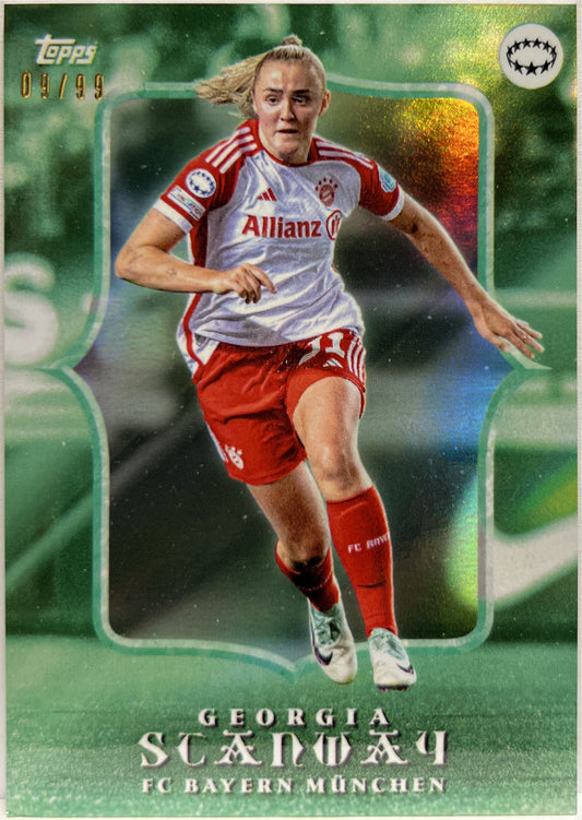 Georgia Scanway 9/99 Estrellas De La UWCL Topps Aitana Bonmati Curated Set 2023/24