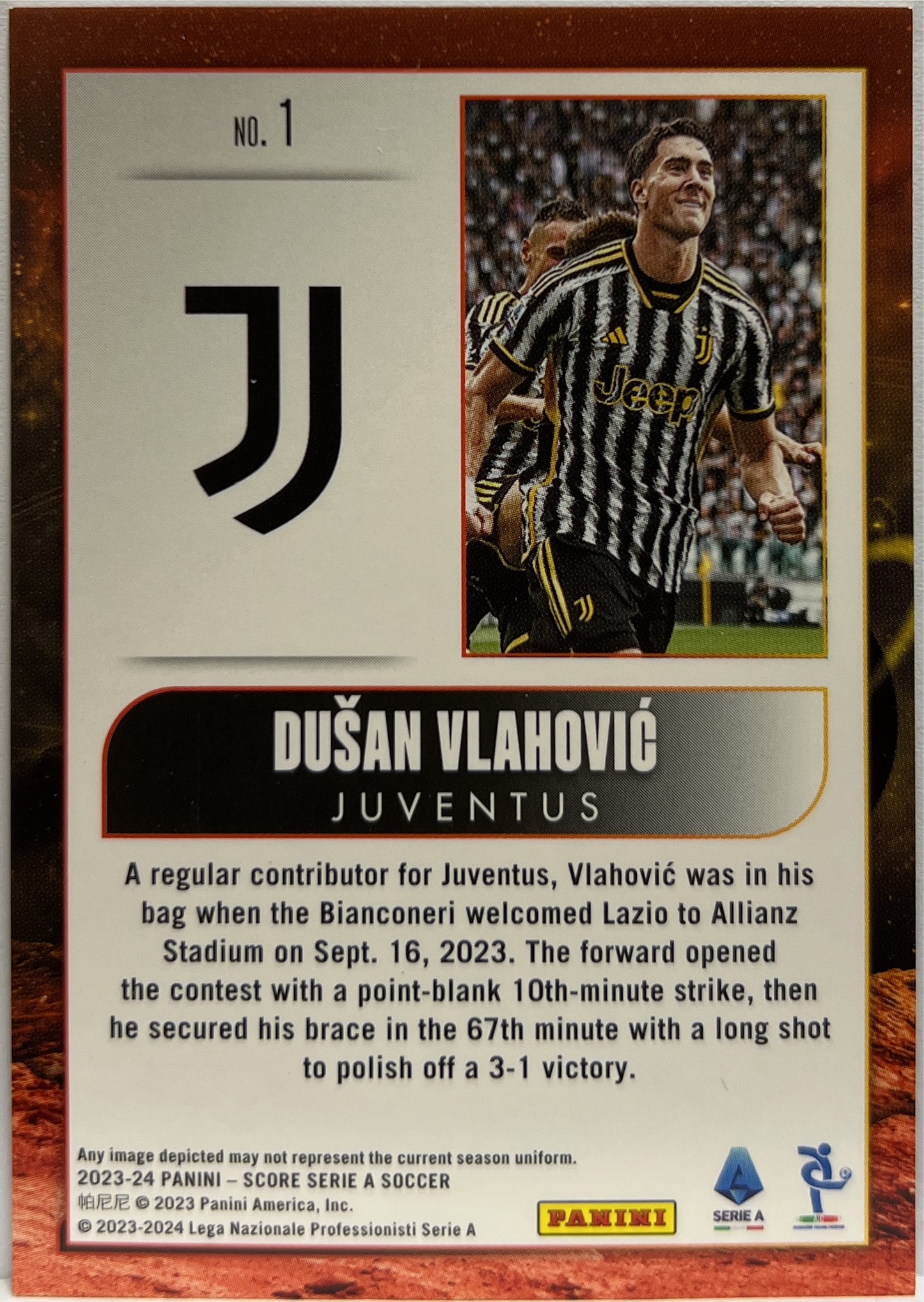 Dusan Vlahovic Intergalactic Score Serie A 2023/24