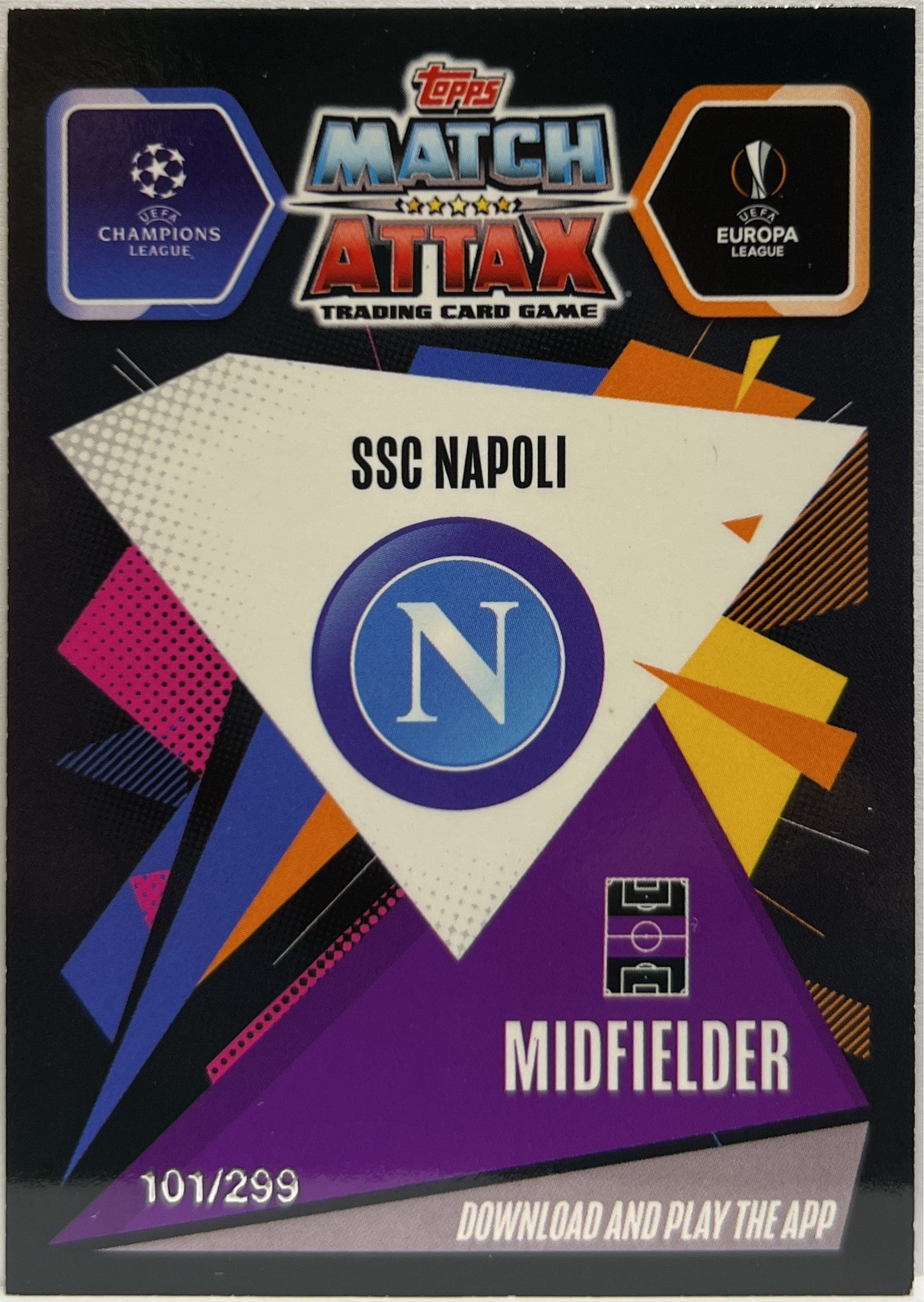 Fabian Ruiz 101/299 Purple Topps Chrome Match Attax