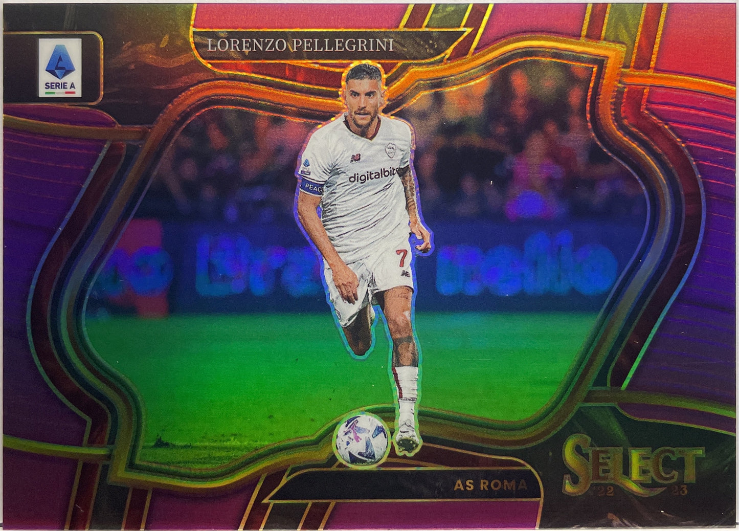 Lorenzo Pellegrini 5/49 Field Level Purple Select Serie A 2022/23