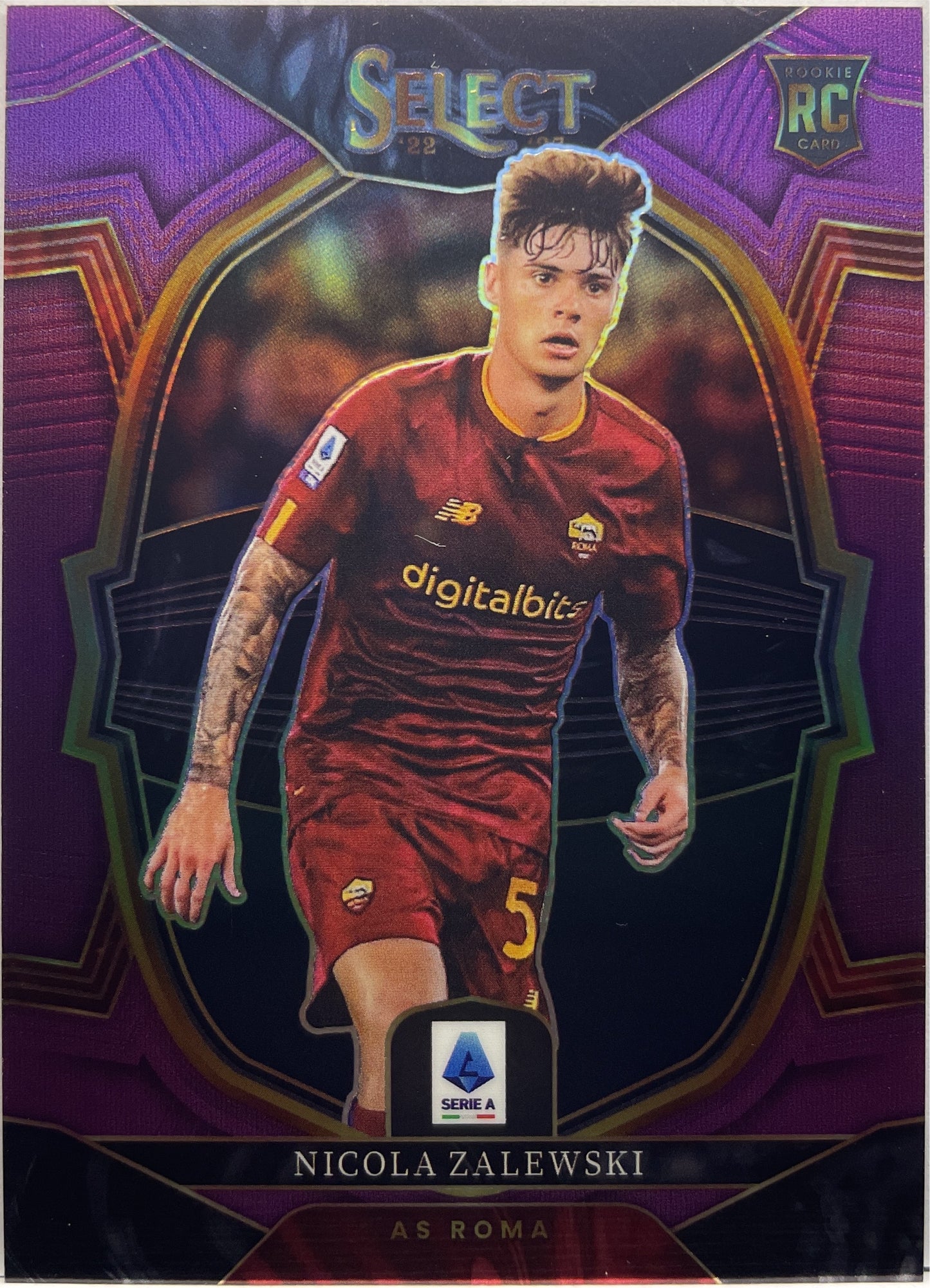 Nicola Zalewski 36/49 Rookie Terrace Purple Select Serie A 2022/23