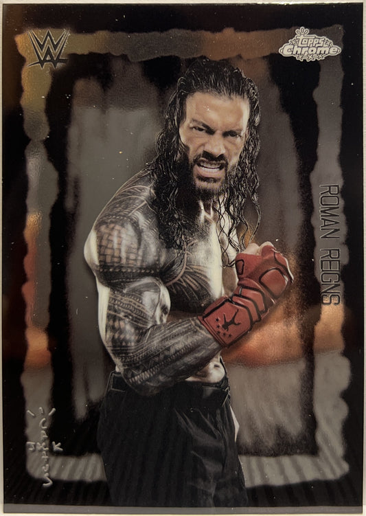 Roman Reign Festival Fury Topps Chrome WWE x Cactus Jack 2025