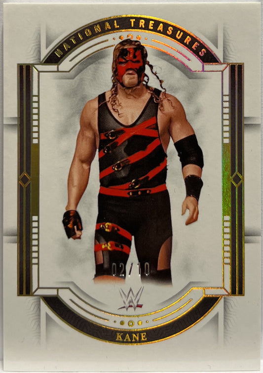 Kane 2/10 Panini National Treasure WWE 2024