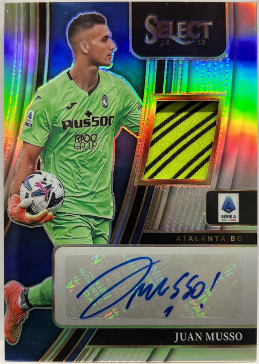 Juan Musso Patch Autograph Select Serie A 2022/23