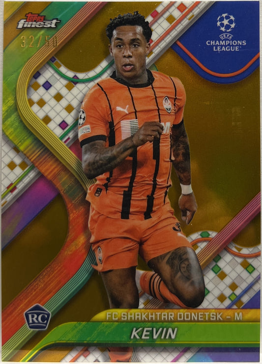 Kevin 32/50 Rookie Gold Topps Finest UCC 2024/25