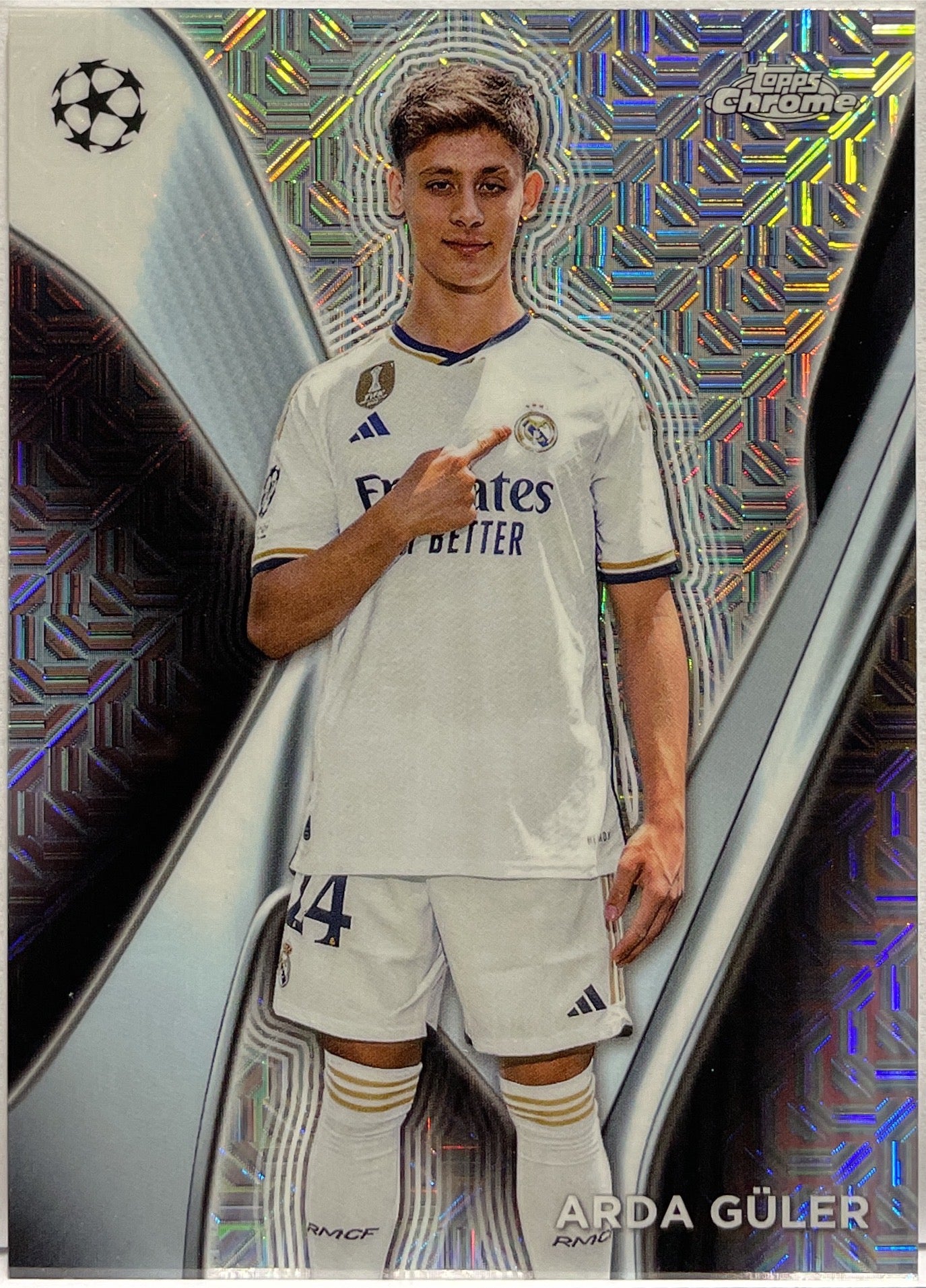 Arda Guler Mojo Case Hit Topps Chrome UCC 2023/24