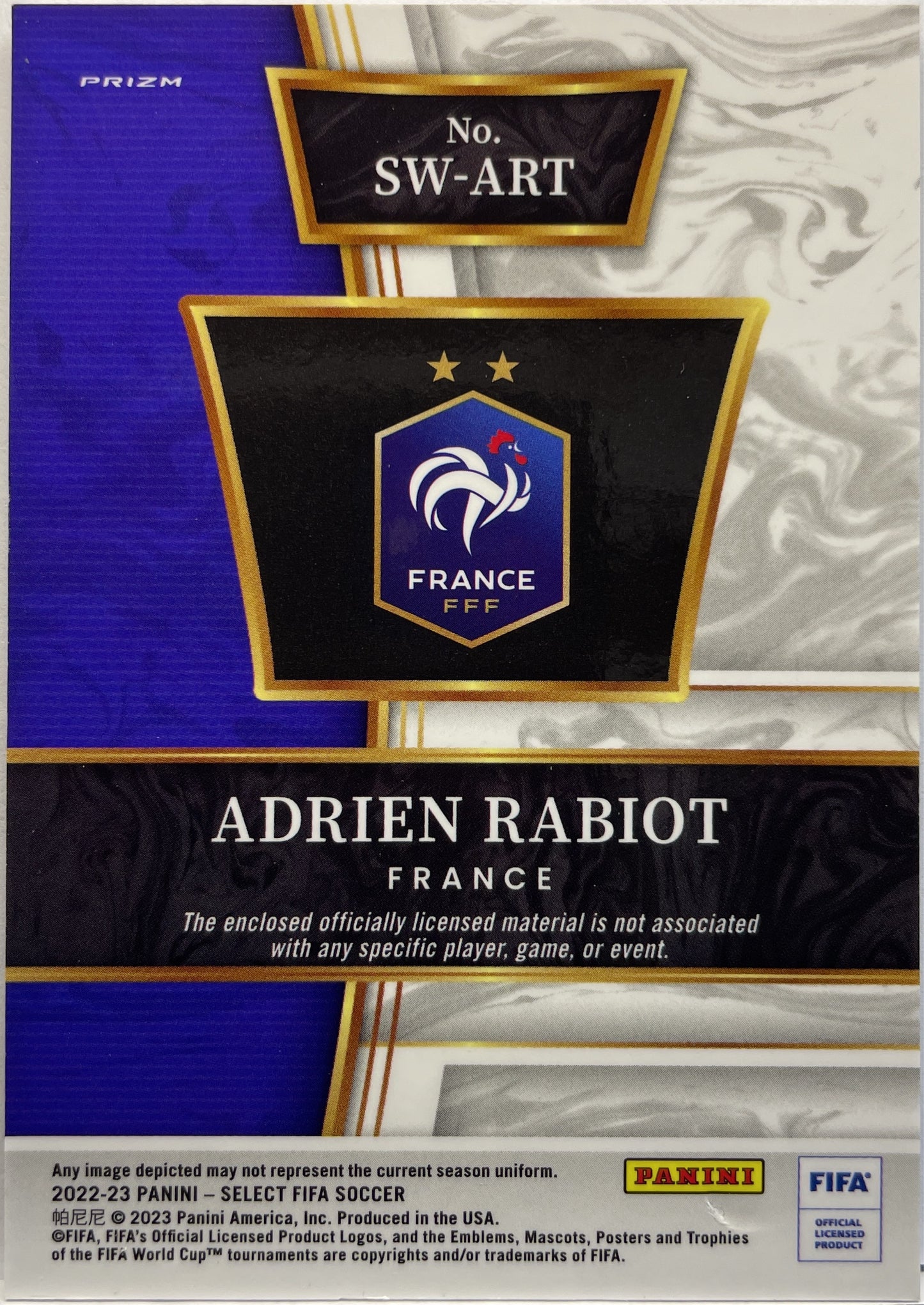 Adrien Rabiot Patch Select Fifa 2022/23