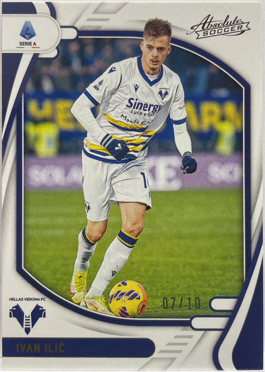 Ivan Ilic 7/10 Absolute Soccer Gold Chronicles 2021/22