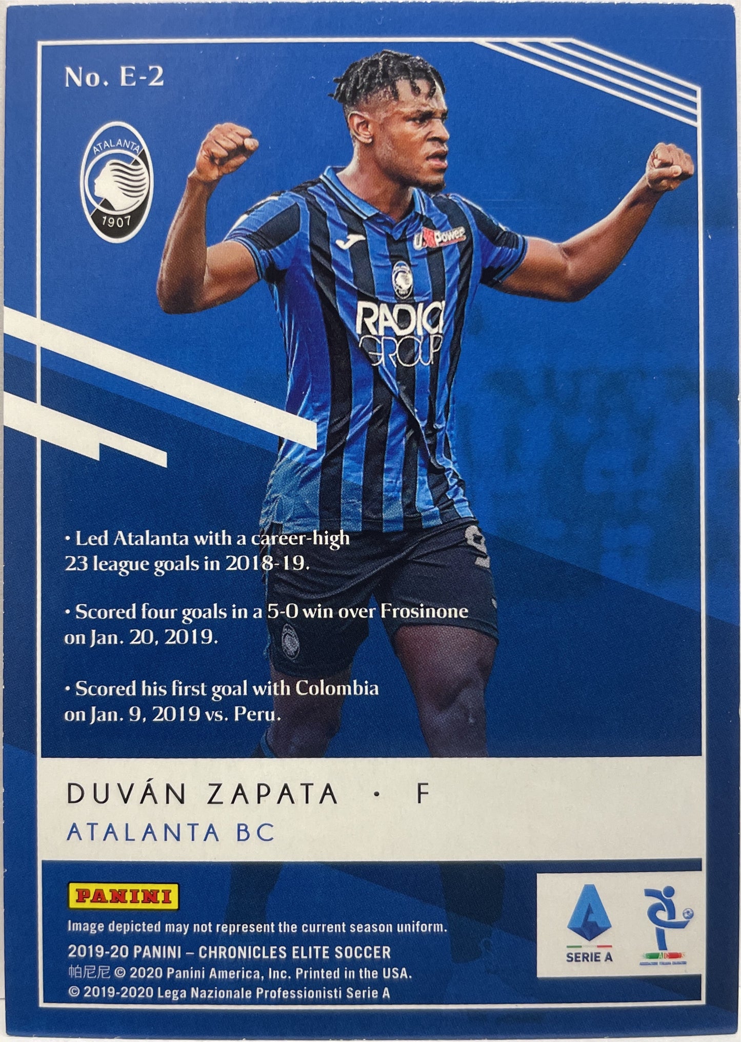 Duvan Zapata Rookie Elite Gold Chronicles 2019/20